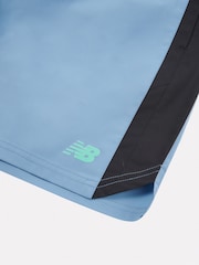 New Balance Light Blue Boys Athletics Shorts - Image 3 of 3