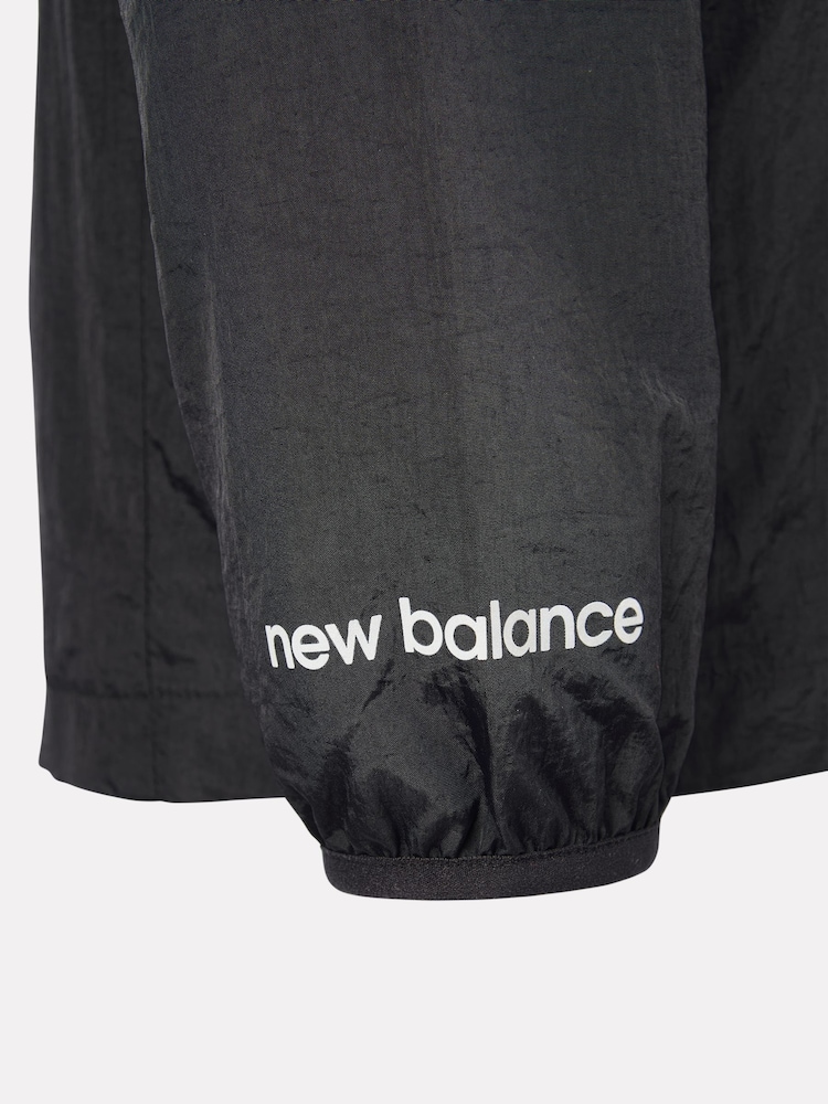 New Balance Black Boys Athletic Woven Mesh Lined Jacket - Image 10 of 10