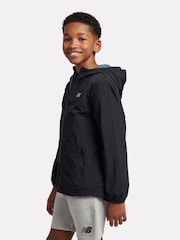 New Balance Black Boys Athletic Woven Mesh Lined Jacket - Image 2 of 10