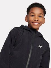 New Balance Black Boys Athletic Woven Mesh Lined Jacket - Image 4 of 10