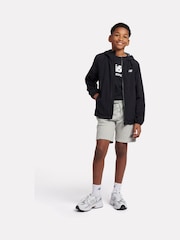 New Balance Black Boys Athletic Woven Mesh Lined Jacket - Image 5 of 10