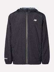 New Balance Black Boys Athletic Woven Mesh Lined Jacket - Image 6 of 10
