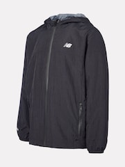 New Balance Black Boys Athletic Woven Mesh Lined Jacket - Image 7 of 10