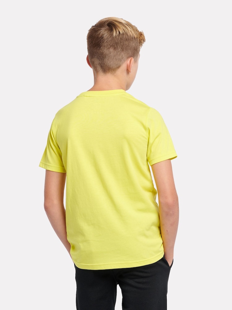 New Balance Yellow Boys Reflective Flying T-Shirt - Image 3 of 8