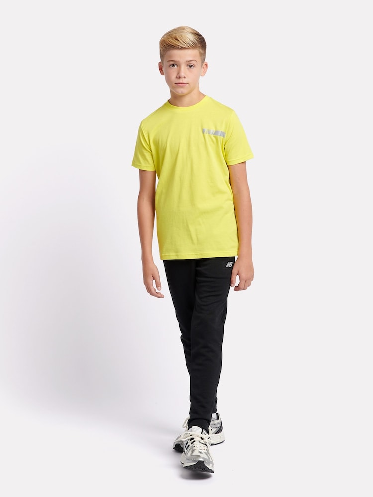 New Balance Yellow Boys Reflective Flying T-Shirt - Image 5 of 8