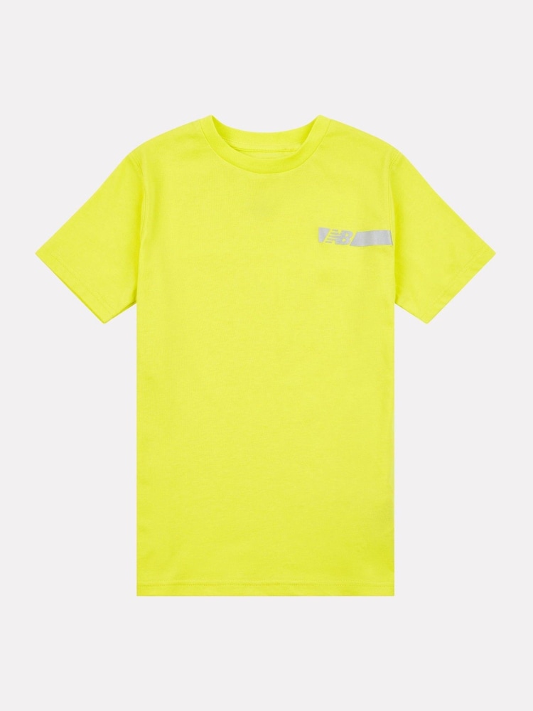 New Balance Yellow Boys Reflective Flying T-Shirt - Image 6 of 8