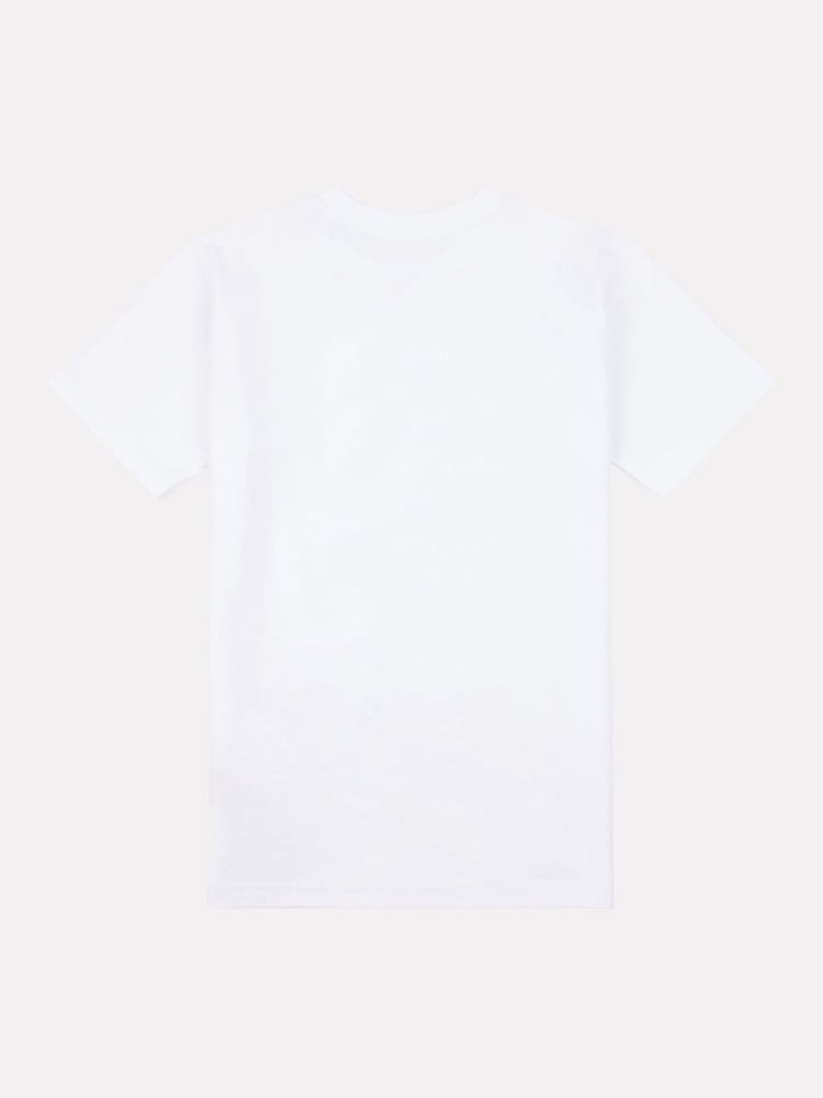 Wit - New Balance Kids Jersey Stacked 100% Cotton Logo T-Shirt - Image 7 of 8