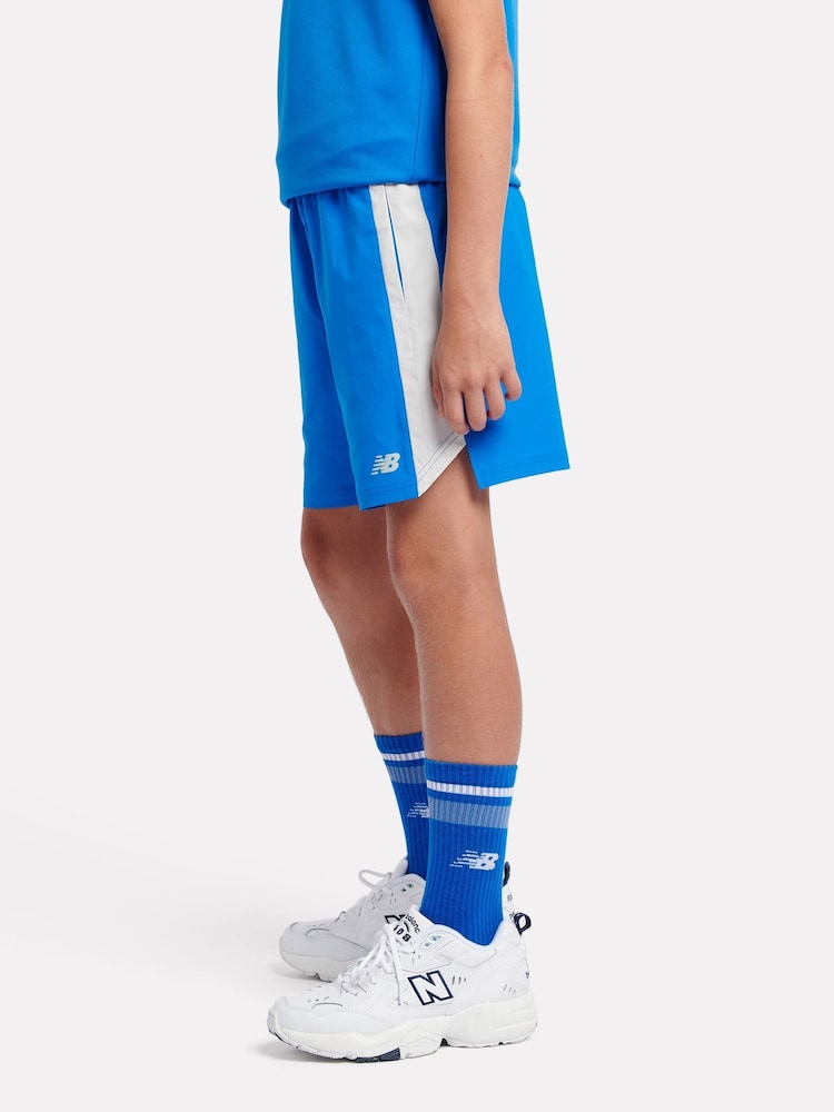 New Balance Blue Boys Athletics Shorts - Image 2 of 8