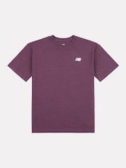 rjava - New Balance Kids majica iz džersija z majhnim logotipom 100% bombaž - Slika 6 iz 8