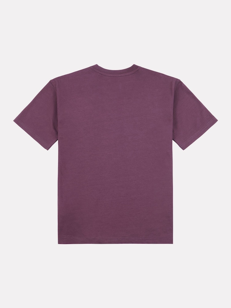 New Balance Brown Kids Jersey Small Logo 100% Cotton T-Shirt - Image 7 of 8