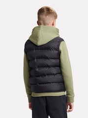 New Balance Black Boys Bond Quilted Gilet - Image 3 of 9