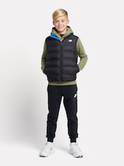 New Balance Black Boys Bond Quilted Gilet - Image 5 of 9