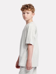 Серый - Футболка New Balance Kids Jersey с маленьким логотипом, 100% хлопок - Image 2 of 8