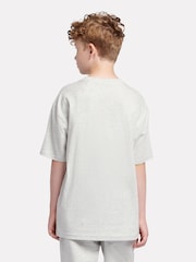 Серый - Футболка New Balance Kids Jersey с маленьким логотипом, 100% хлопок - Image 3 of 8