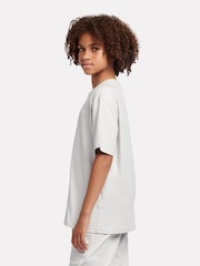 Светло-серый - Футболка New Balance Kids Jersey с маленьким логотипом, 100% хлопок - Image 2 of 8