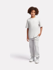 Светло-серый - Футболка New Balance Kids Jersey с маленьким логотипом, 100% хлопок - Image 5 of 8