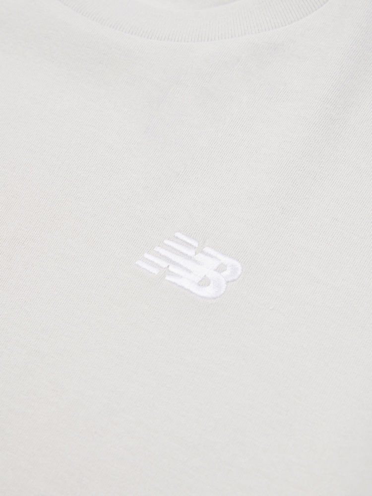 Светло-серый - Футболка New Balance Kids Jersey с маленьким логотипом, 100% хлопок - Image 8 of 8