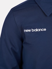 New Balance Blue Boys 100% Cotton Premium Coach Jacket - Image 10 of 12