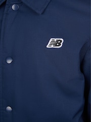 New Balance Blue Boys 100% Cotton Premium Coach Jacket - Image 11 of 12