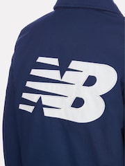 New Balance Blue Boys 100% Cotton Premium Coach Jacket - Image 12 of 12