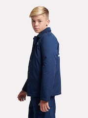 New Balance Blue Boys 100% Cotton Premium Coach Jacket - Image 2 of 12
