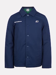 New Balance Blue Boys 100% Cotton Premium Coach Jacket - Image 7 of 12