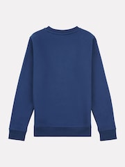 New Balance Navy Boys Stacked Logo Sweatshirt - Image 8 of 9
