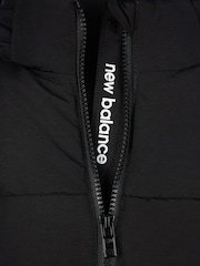 New Balance Black Wide Baffle Puffer Coat - Image 11 of 11