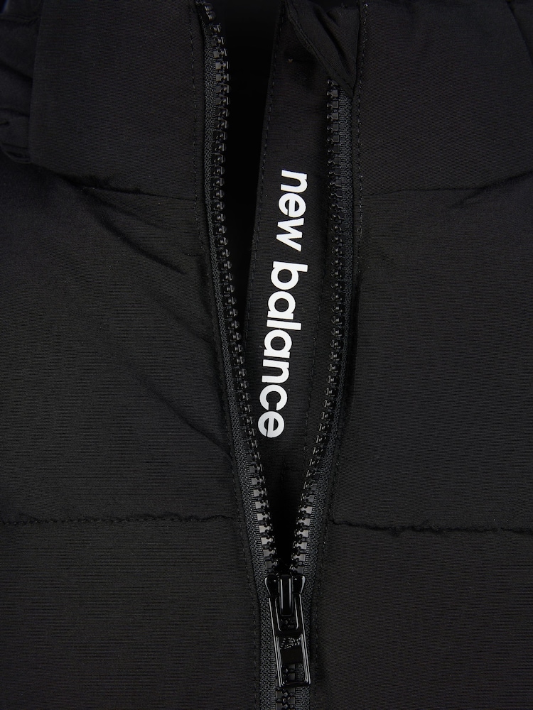 New Balance Black Boys Wide Baffle Puffer Coat - Image 5 of 5