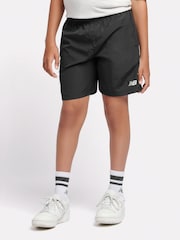 New Balance Black Boys Small Logo Nylon Shorts - Image 1 of 8