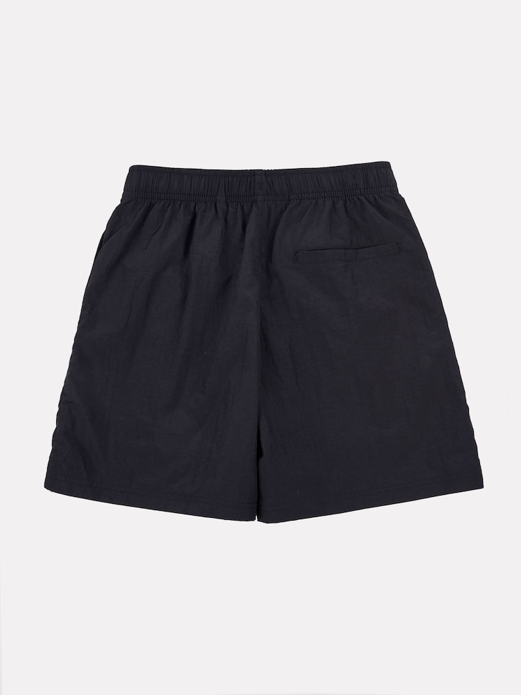New Balance Black Small Logo Nylon Shorts - Image 7 of 8