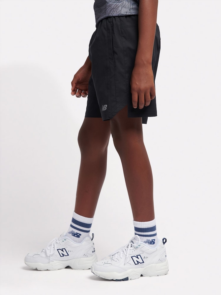 New Balance Black Boys Athletics Shorts - Image 2 of 8