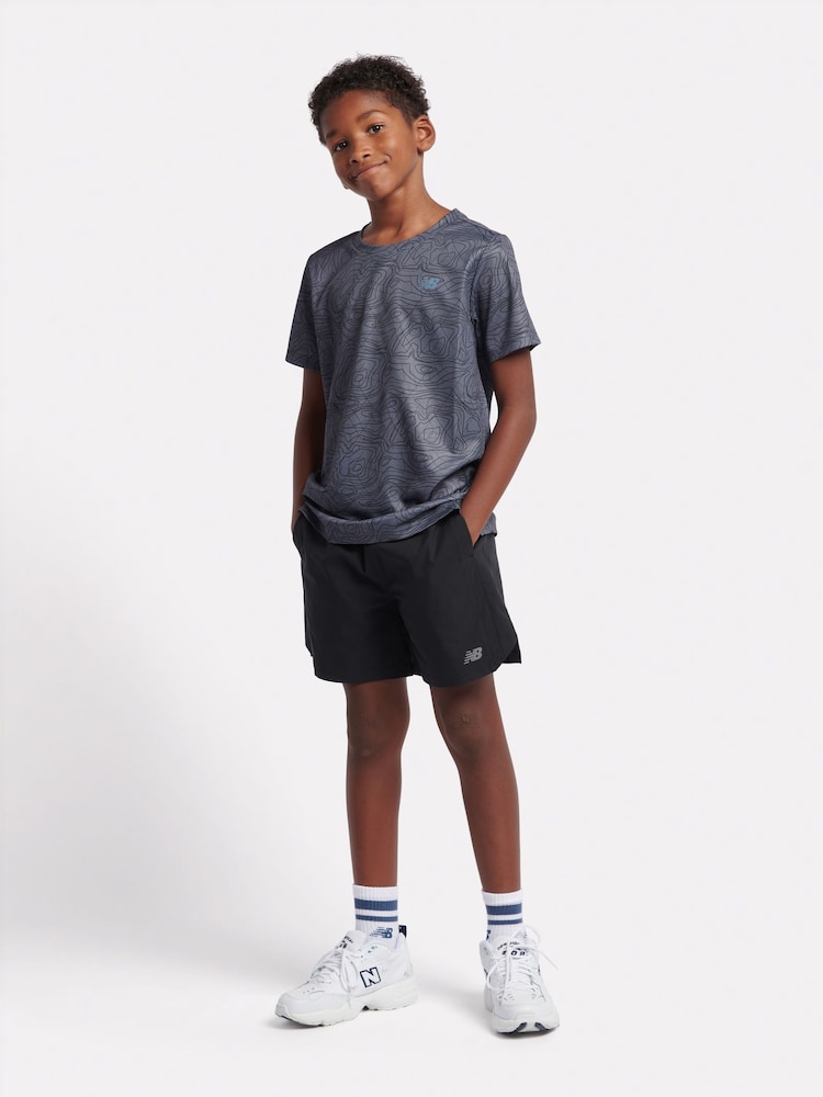 New Balance Black Kids Athletics Shorts - Image 5 of 8