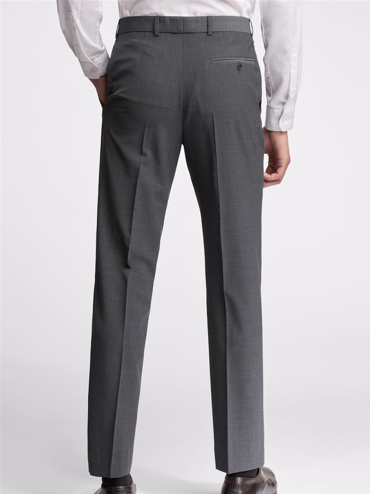 Ted Baker Tailoring Grey Prem Panama Slim Suit Trousers - Imagen 2 de 4