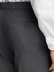 Ted Baker Tailoring Grey Prem Panama Slim Suit Trousers - Imagen 4 de 4