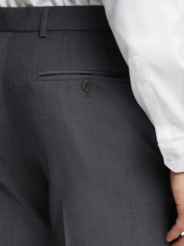 Ted Baker Tailoring Grey Prem Panama Slim Suit Trousers - Imagen 4 de 4