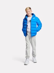 New Balance Blue Boys Bond Quilted Jacket - Image 4 of 9