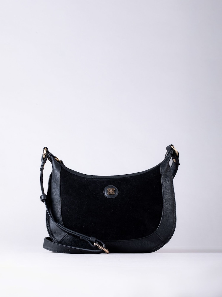 Lakeland Leather Black Borrowdale Cross Body Bag - Image 2 of 6