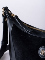Lakeland Leather Black Borrowdale Cross Body Bag - Image 5 of 6