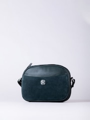 Lakeland Leather Green Coniston Cross Body Camera Bag - Image 1 of 6