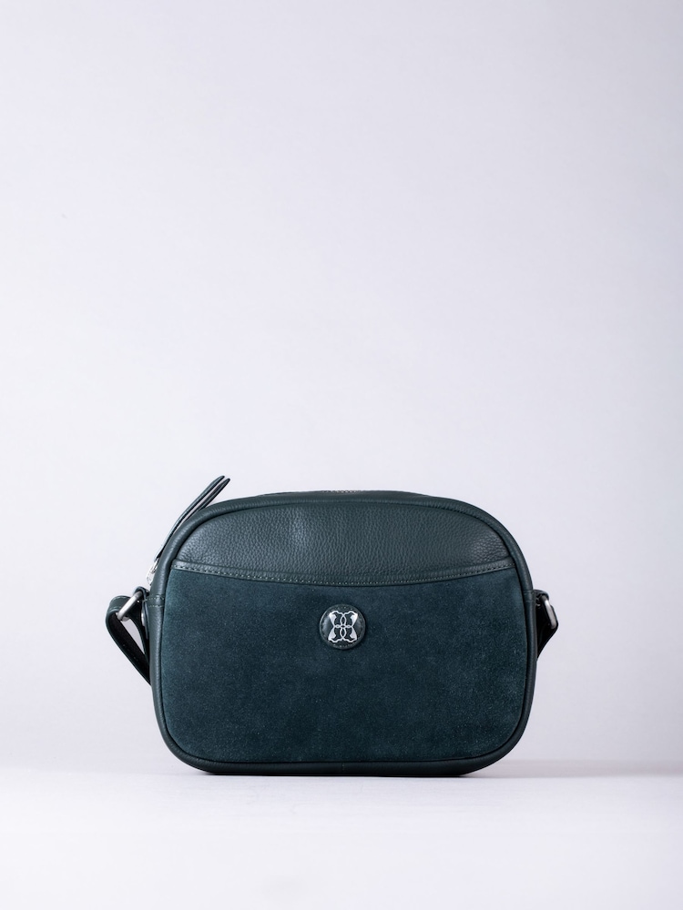 Lakeland Leather Green Coniston Cross Body Camera Bag - Image 2 of 6