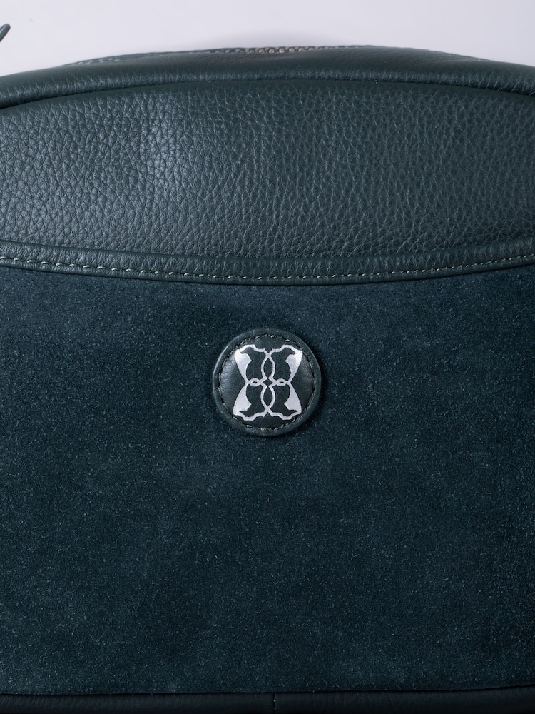 Lakeland Leather Green Coniston Cross Body Camera Bag - Image 6 of 6