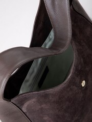 Lakeland Leather Brown Borrowdale Hobo Bag - Image 5 of 5