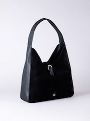 Lakeland Leather Black Borrowdale Hobo Bag - Image 2 of 5