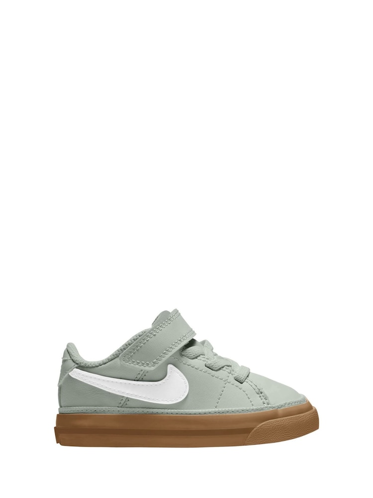 Nike Grey Infant Court Legacy Trainers - Image 1 of 3