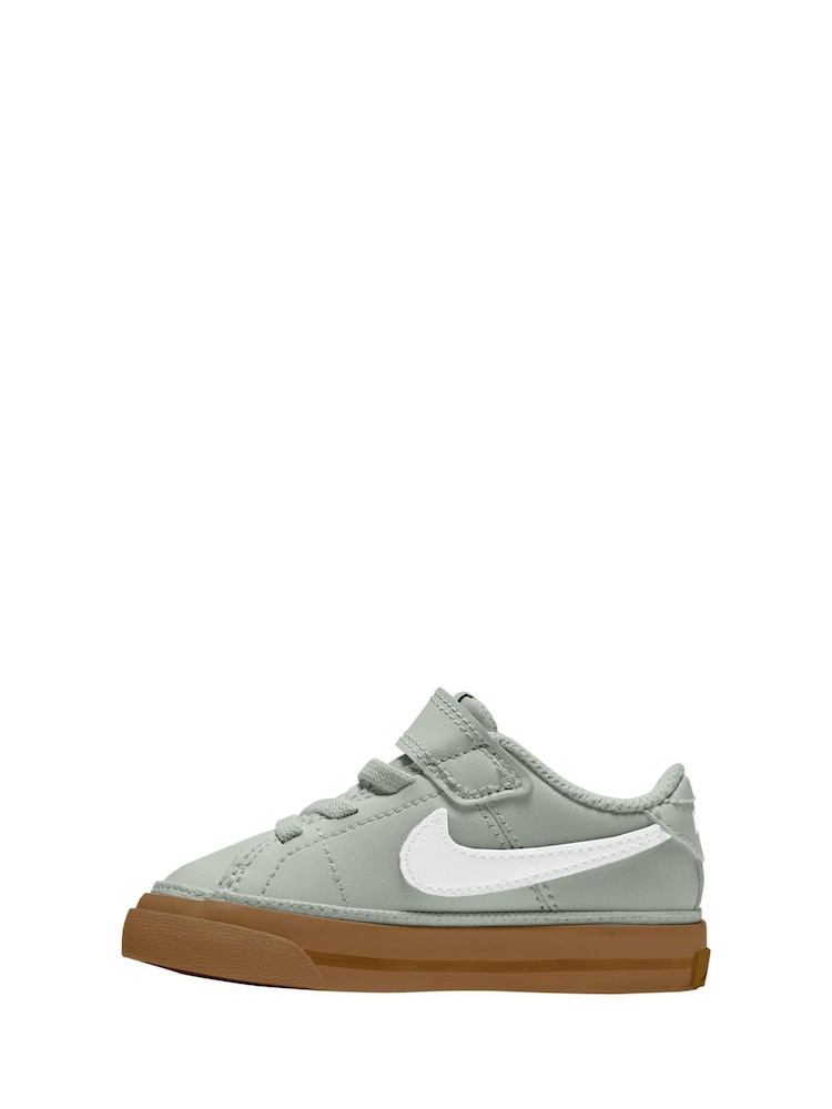 Nike Grey Infant Court Legacy Trainers - Image 2 of 3