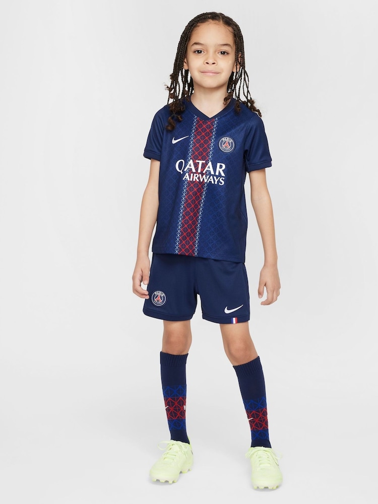 Nike Blue Dri-FIT Stadium Home Kit T-Shirt - Image 1 of 16 Nike Blue Dri-FIT Stadium Home Kit T-Shirt - Image 1 of 16