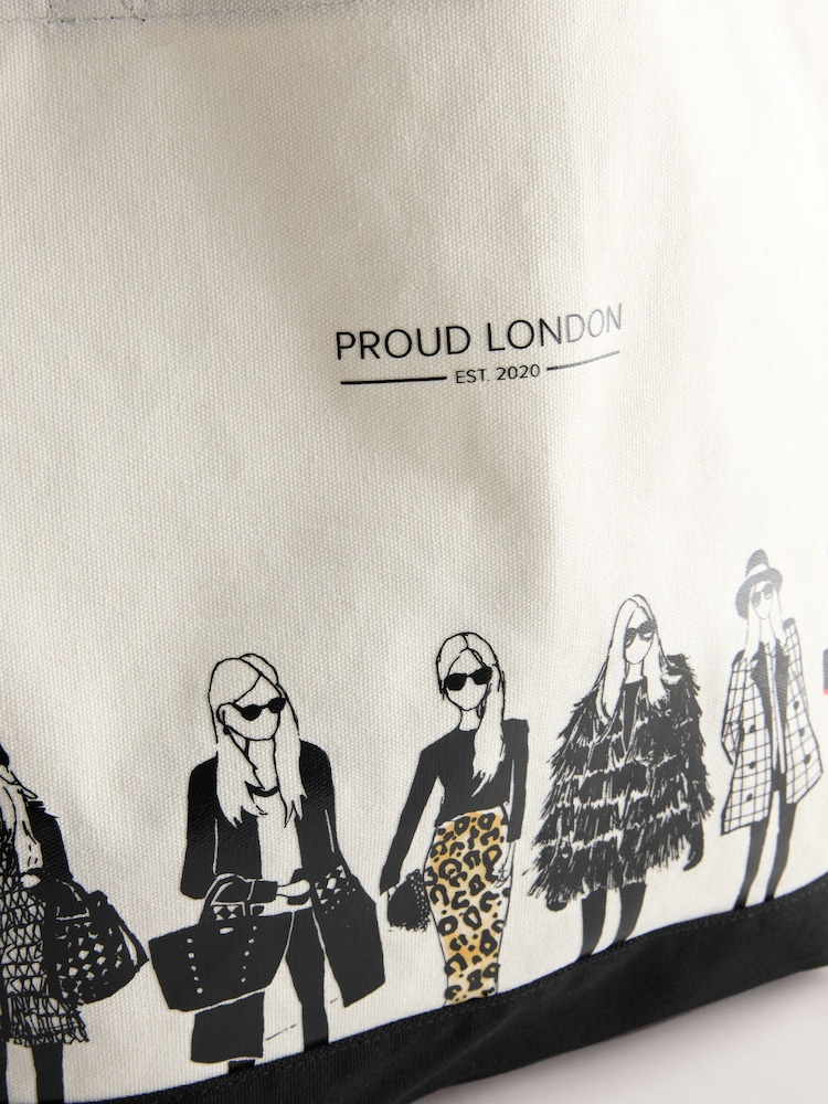 Blanc - Proud London Sac épaule - Image 6 of 7