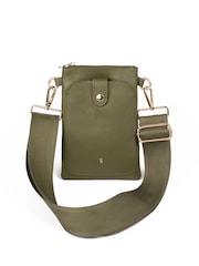 LRM Goods Personalised Leather Phoebe Phone Bag - Image 1 of 3