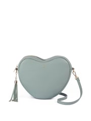 LRM Goods Personalised Leather Ella Crossbody Heart Bag - Image 2 of 6